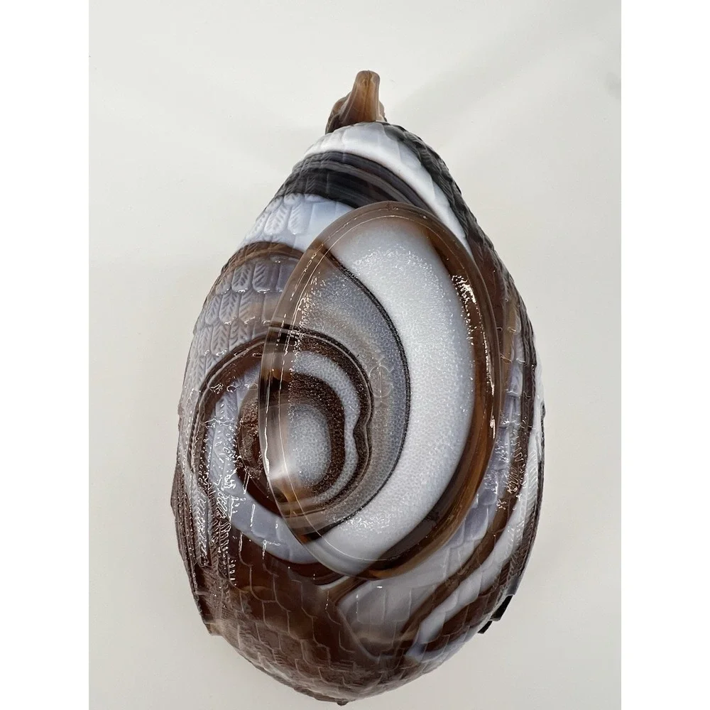 VTG Imperial Glass Carmel Slag Swirl Swan Trinket‎ Dish Holiday Thanksgiving MCM